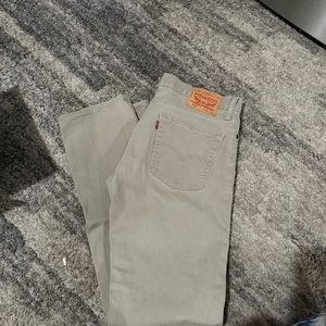 Men’s Levi’s 513 34x34 Khaki Jean